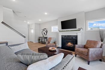 Built-in TV Mount Above Fireplace – Up to 75” TV